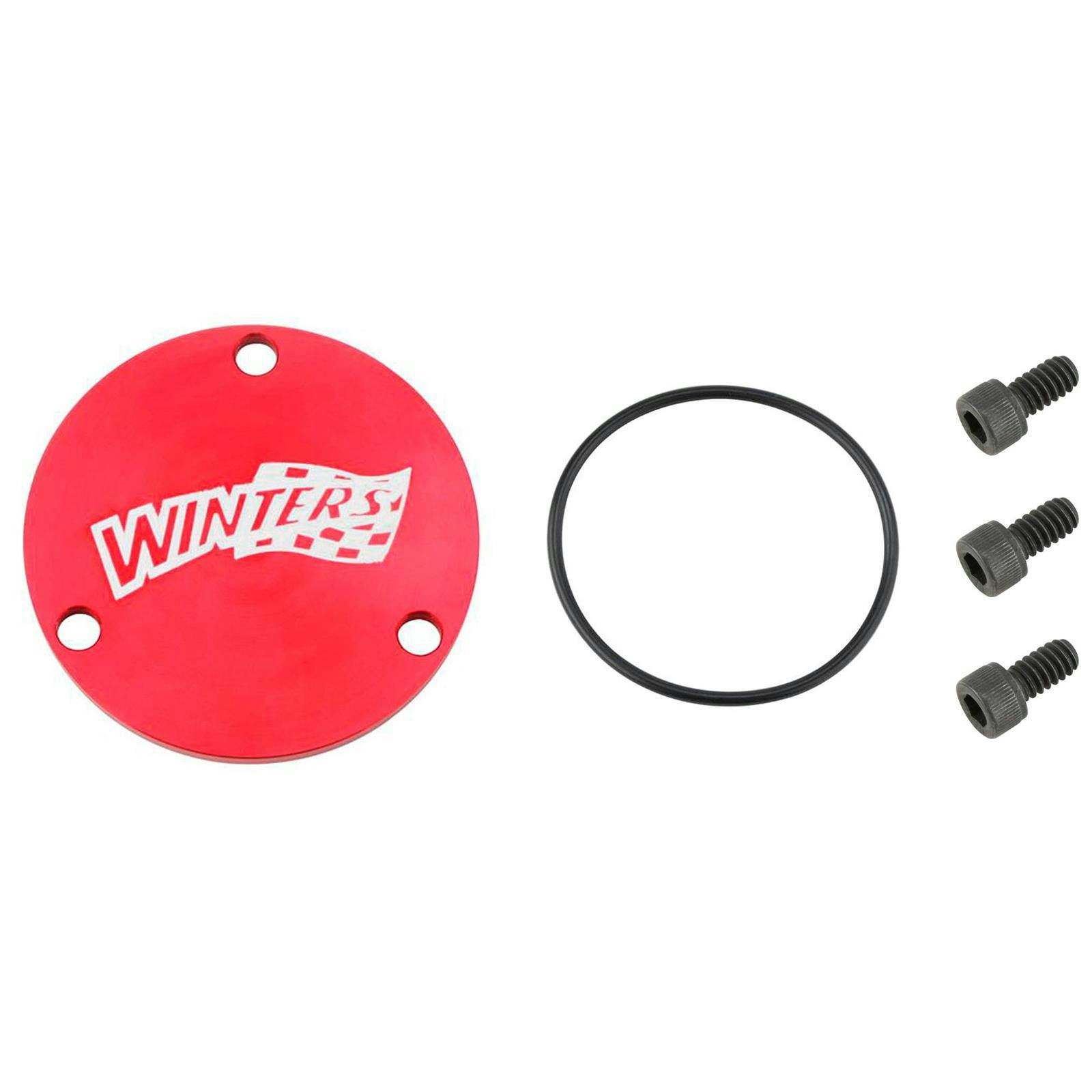 Winters Grand National Hubcap Install Kit, Cap/Screws/O-Ring