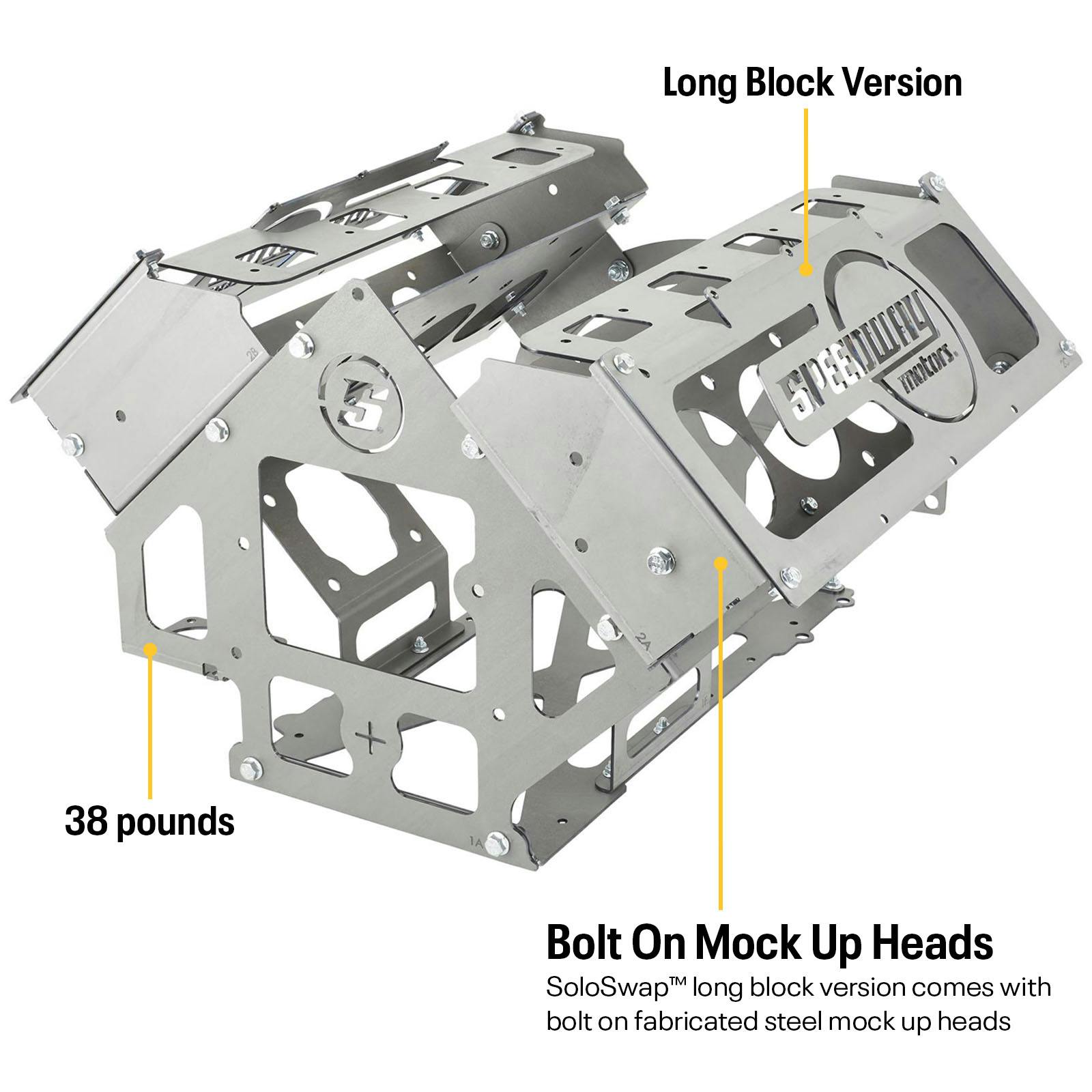 SoloSwap® Gen 3 Hemi Mock Up Engine Swap Dummy Block Kits