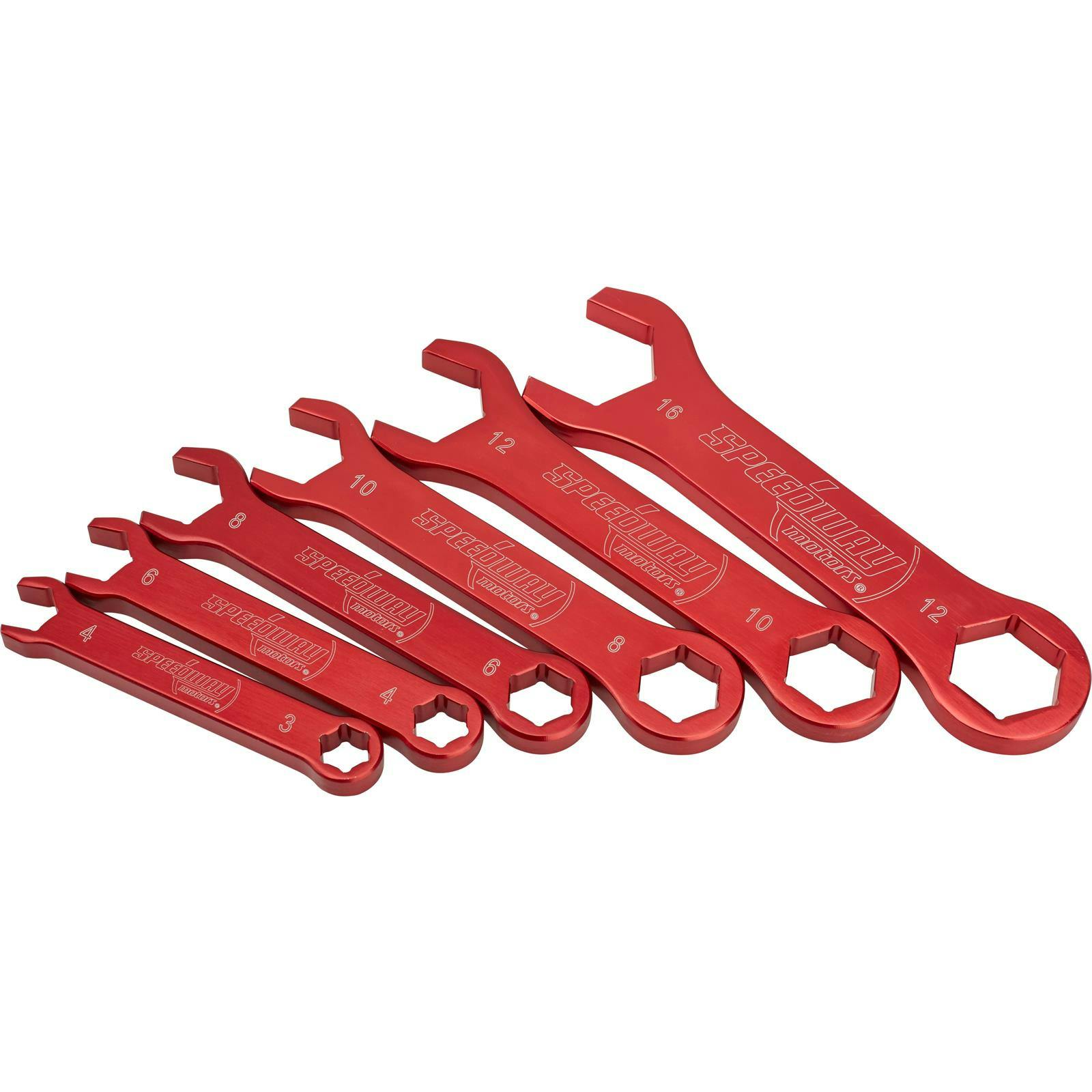 Speedway Aluminum AN Fitting Wrench Set, 6-Piece