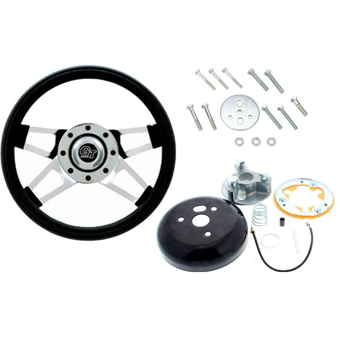 Grant 440 Challenger GT Steering Wheel, 13-1/2 Inch w/Install Kit