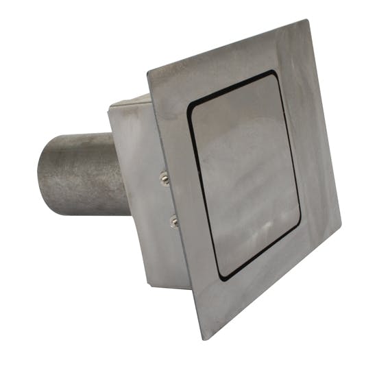 Hagan Street Rods 90SF 90 Degree Flat Series Square Fuel Door