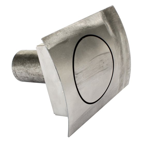 Hagan Street Rods 90 RC 90 Deg. Curve Series Round Fuel Door