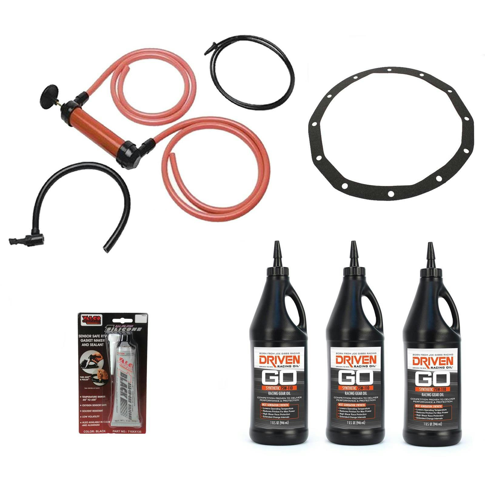 Driven Racing Oil 00630 75W110 Gear Oil Change Kit for 12-Bolt GM