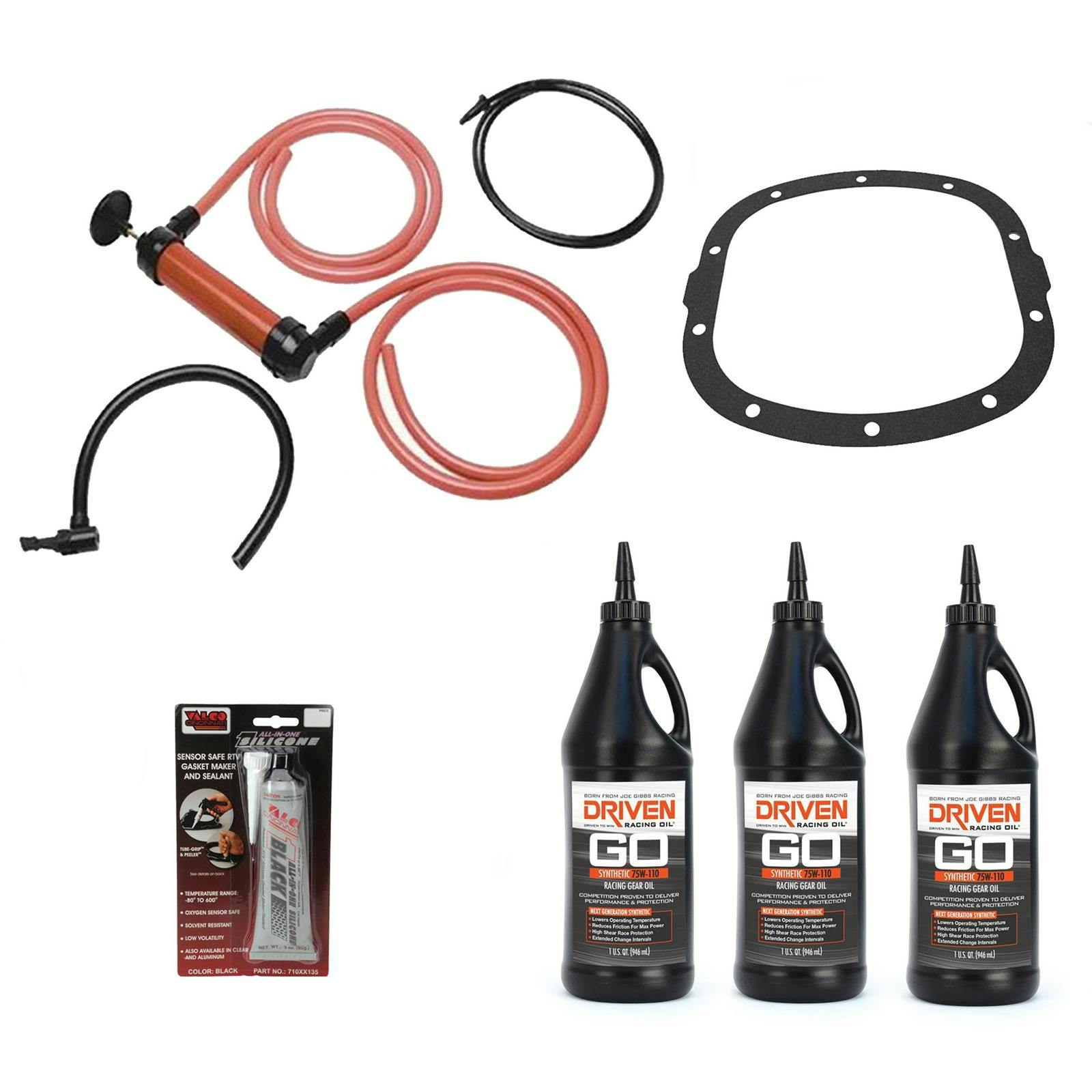 Driven Racing Oil 00630 75W110 Gear Oil Change Kit, 7.5 Inch GM