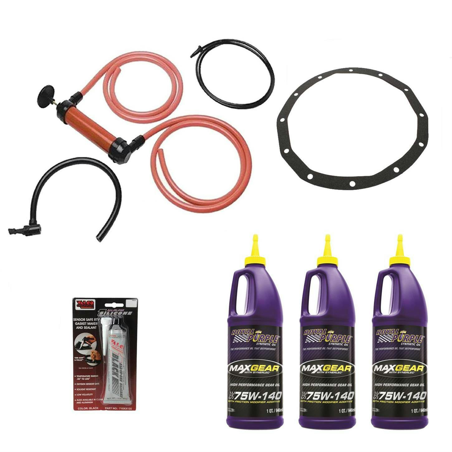Royal Purple 75W140 Max Gear Oil Change Kit for 12-Bolt GM