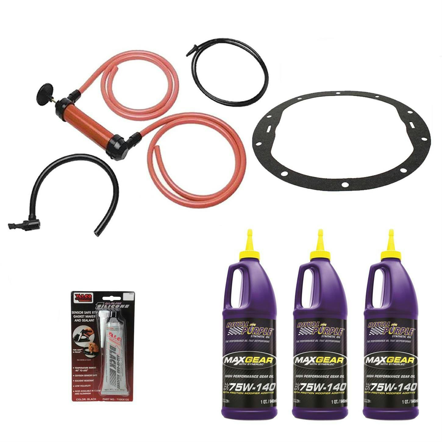 Royal Purple 75W140 Max Gear Oil Change Kit for 8.2/8.5 Inch GM