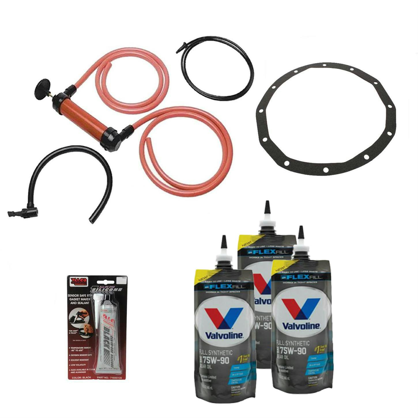 Valvoline VV975 75W90 Synpower Gear Oil Change Kit for 12-Bolt GM