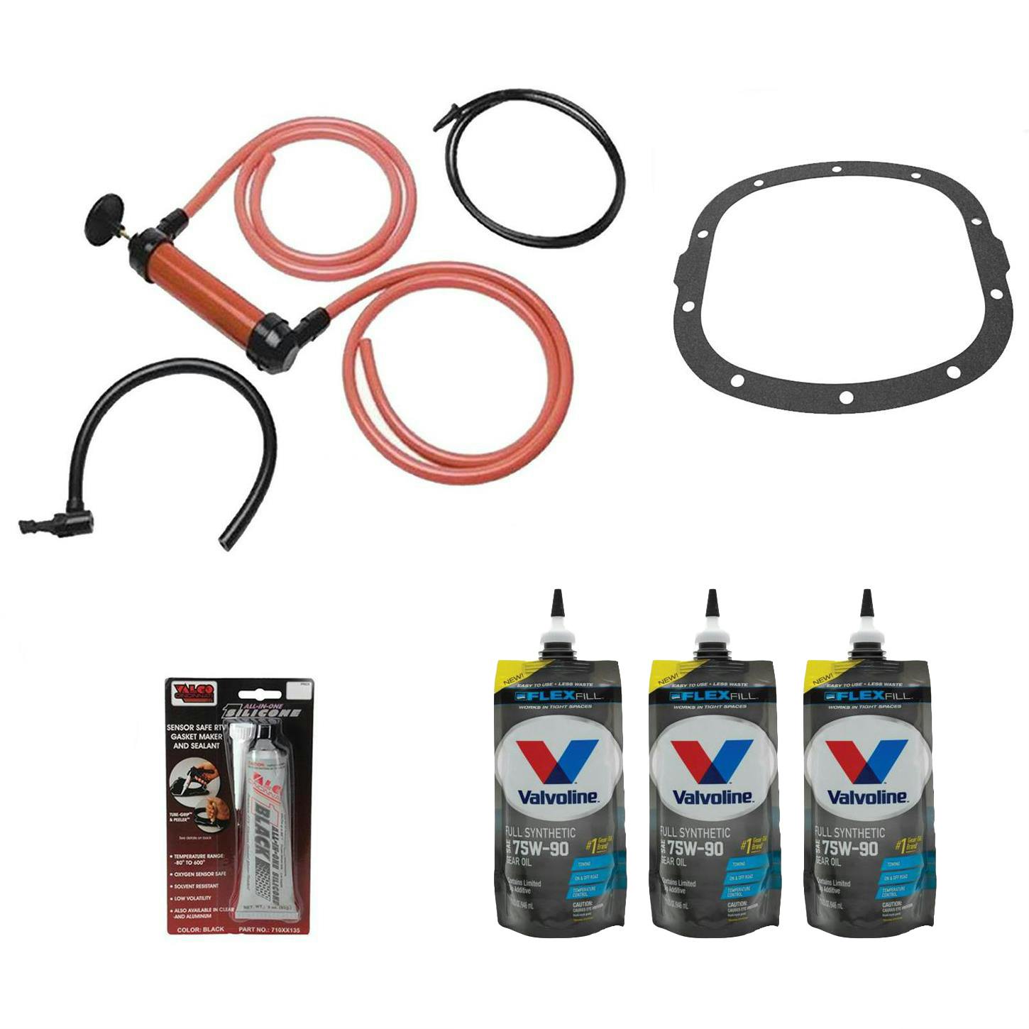 Valvoline VV982 75W140 Synpower Gear Oil Change Kit, 7.5 Inch GM