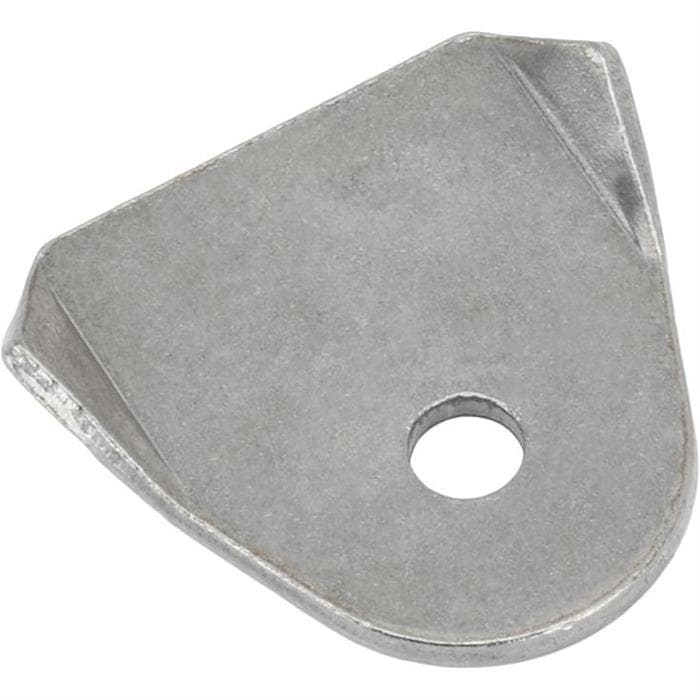 Steel Race Car Body Tab, 1/4 Inch Hole, 1.45 L x 1.48 W