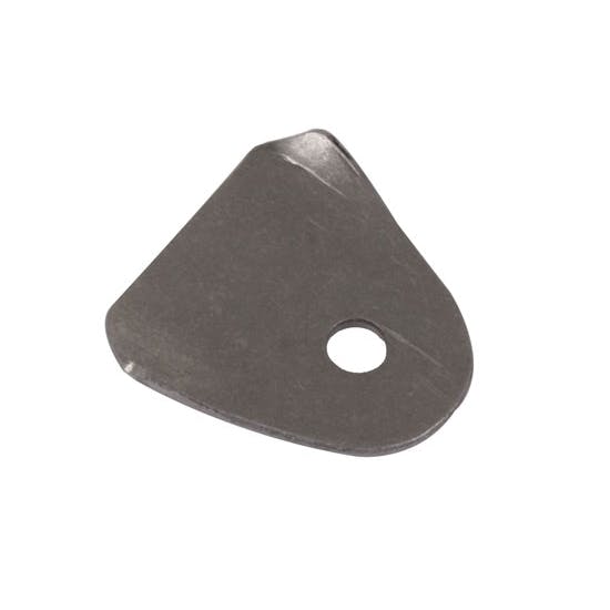 Steel Race Car Body Tab, 1/4 Inch Hole, 1.45 L x 1.48 W