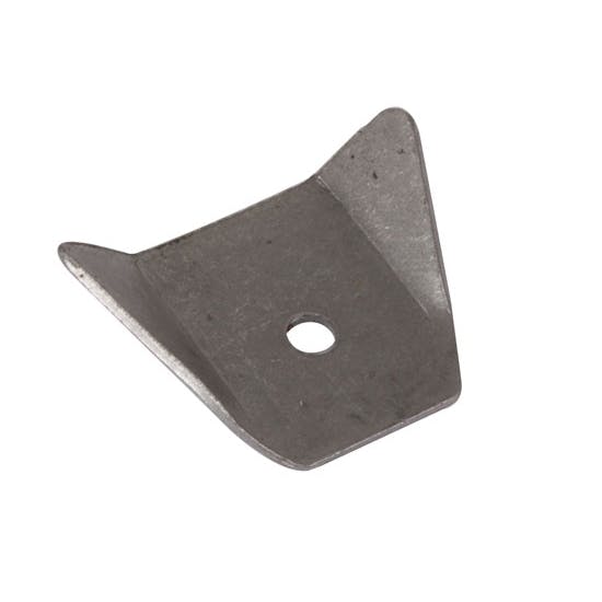 Steel Race Car Body Tab, 1/4 Inch Hole, 1.58 L x 2.07 W
