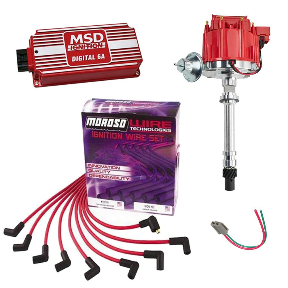 Performance HEI Distributor & MSD 6201 6A Box for SBC, BBC, 350