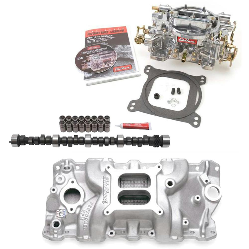 Edelbrock 1407 750 CFM Performer Power Package, Small Block Chevy