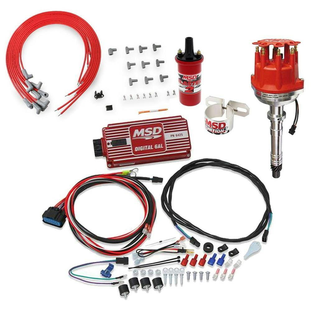 MSD 8570 Pro-Billet Chevy Distrib. Ignition Kit, 6425/8202/31229
