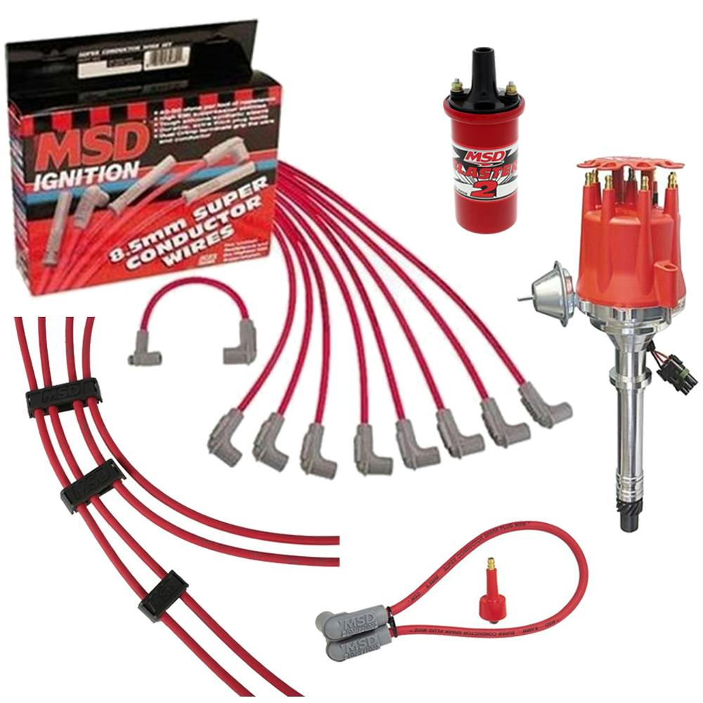 MSD 8360 Ready-To-Run HEI Chevy Distrib. Ignition Kit,35599 Wires