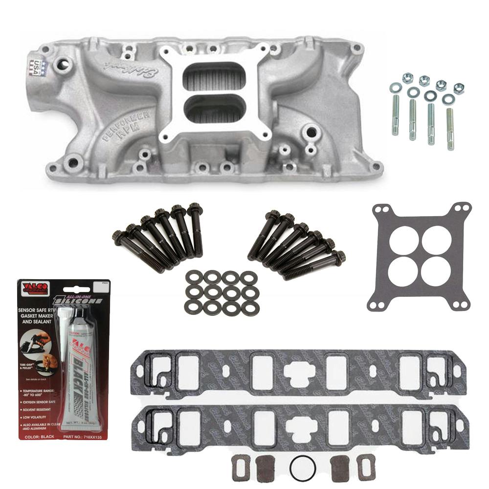 Edelbrock 7121 Performer RPM Intake Manifold Kit-Small Block Ford