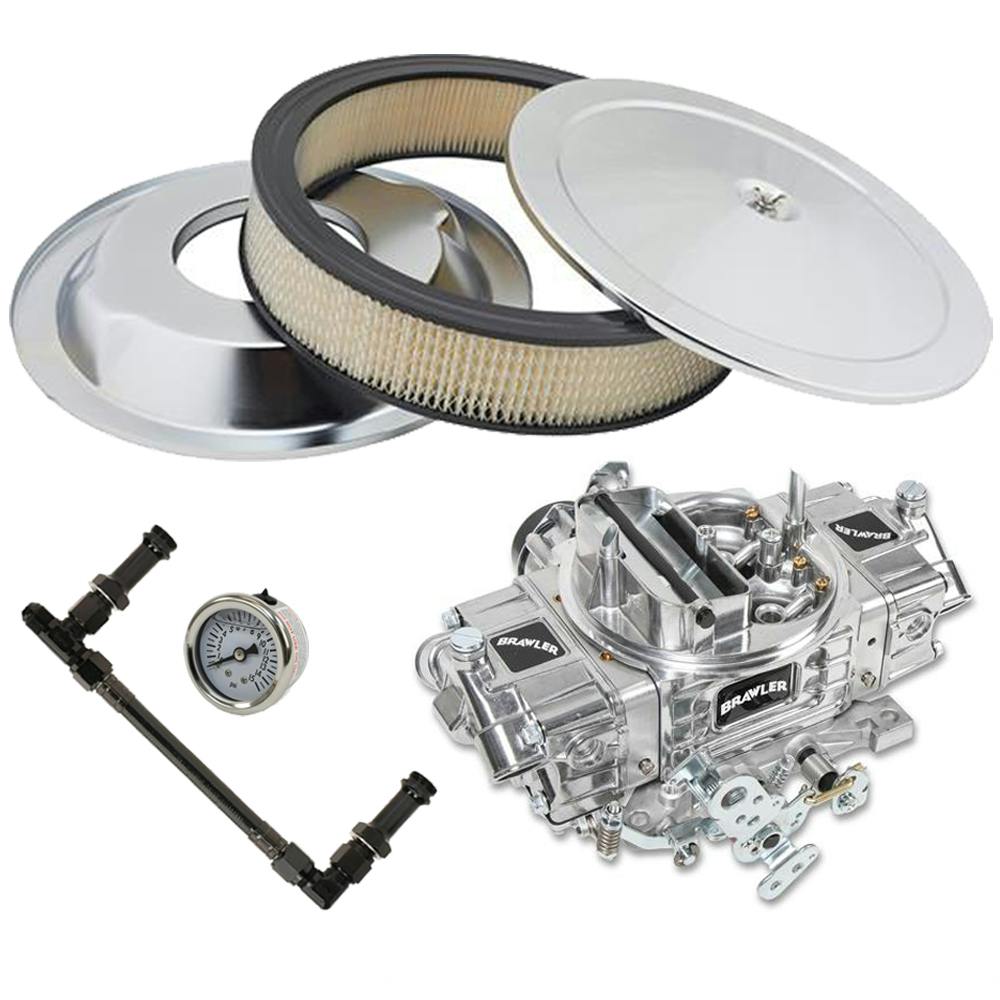 Brawler BR-67255 650 CFM Carburetor Fuel Delivery Kit/Air Cleaner