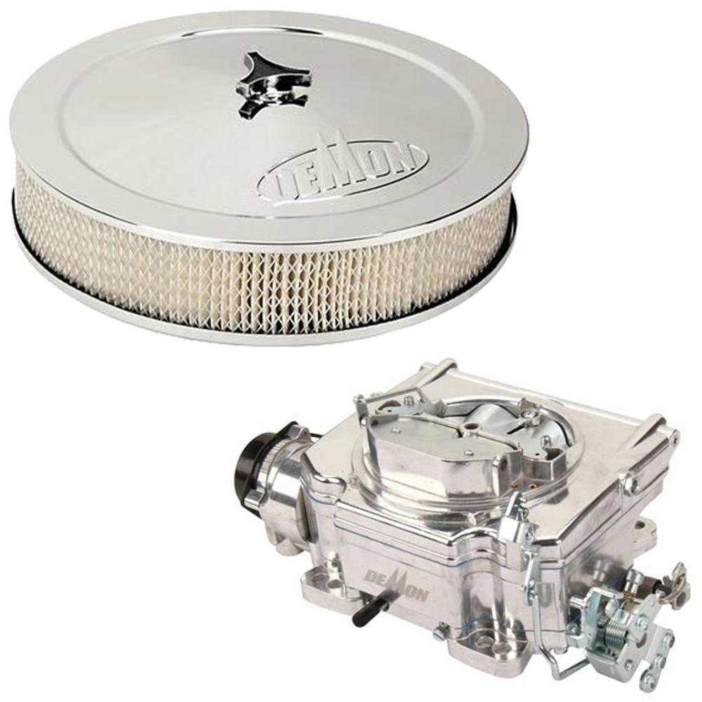 Street Demon 1903 Burnished 750 CFM 4BBL Carburetor w/Air Cleaner