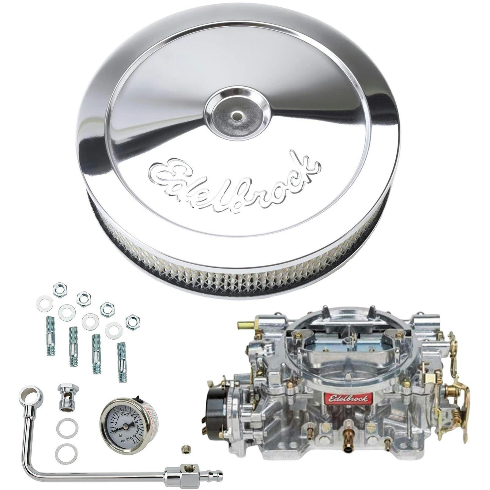Edelbrock 1411 Performer 750 CFM Elect. Carb/Air/Fuel Kit,Pro-Flo