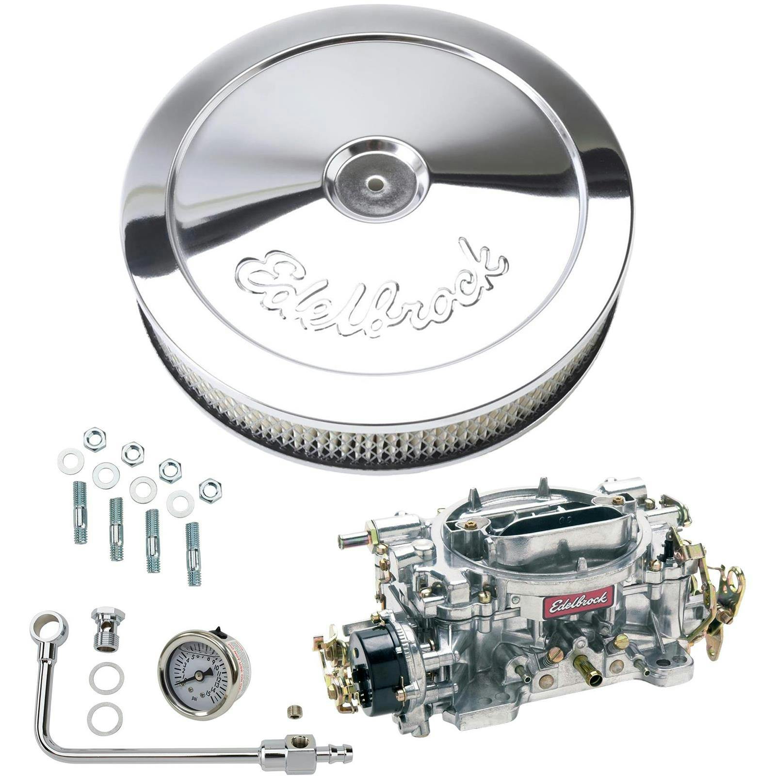 Edelbrock 1413 Performer 800 CFM Elect. Carb/Air/Fuel Kit,Pro-Flo