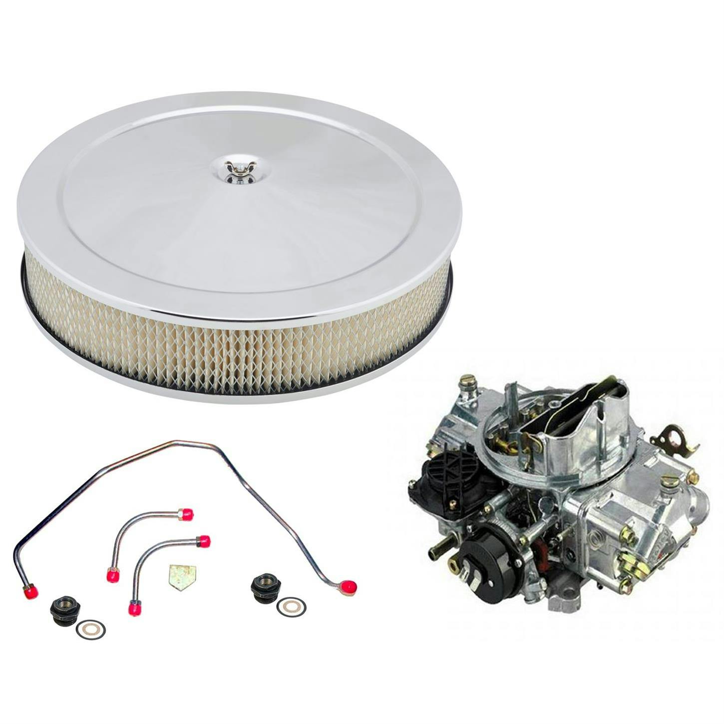 Holley 0-80670 Avenger 670 CFM Carburetor w/Fuel Line for SBC