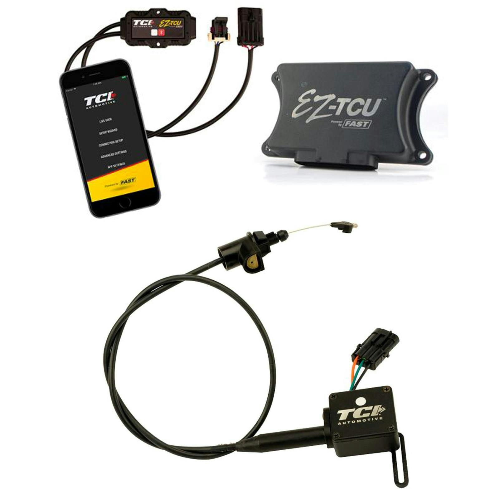 TCI Automotive Wireless EZ-TCU GM Transmission Control Kit w/ TPS