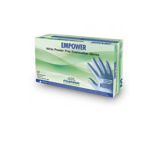 Dark Light 9mm Nitrile Powder Free Exam Gloves, Box