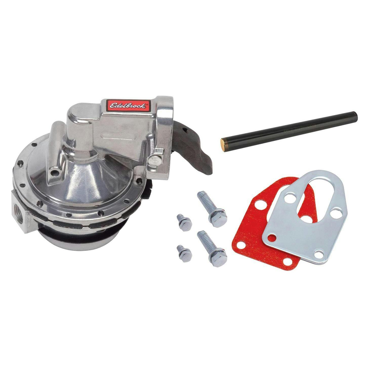 Edelbrock 1711 SBC Victor Series 130 GPH Fuel Pump w/Mount Plate