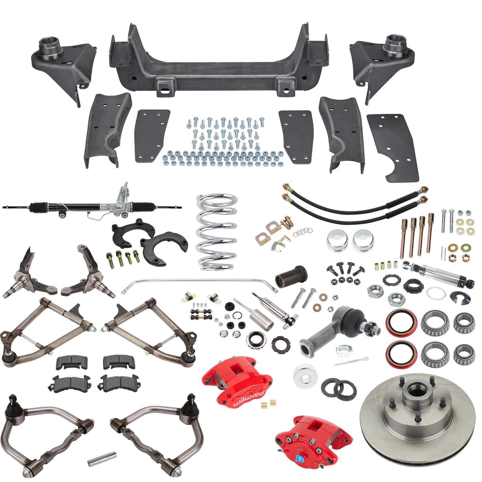 47-54 Chevy Pickup Front Suspension/Brake Kit W/ Wilwood Calipers