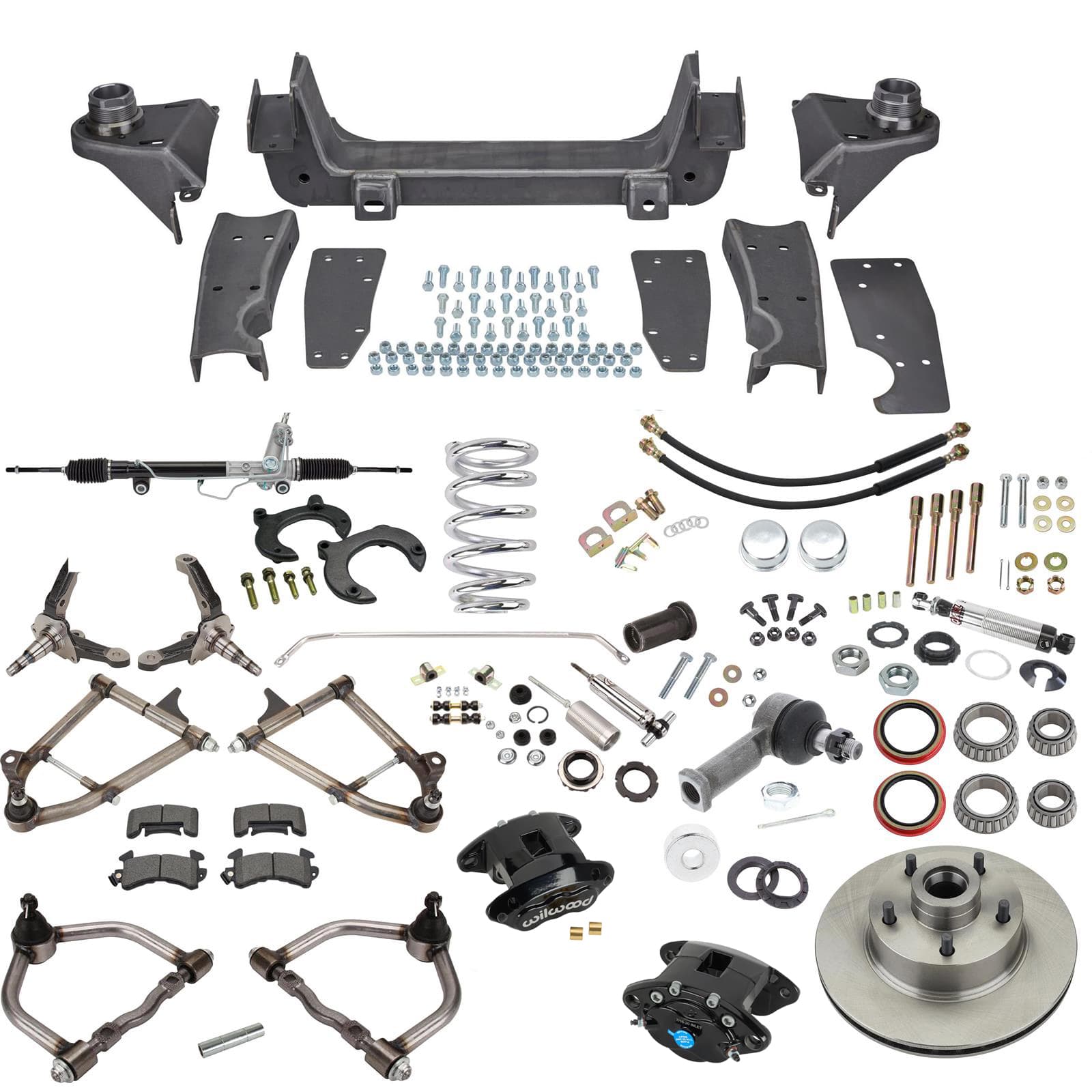 47-54 Chevy Pickup Front Suspension/Brake Kit W/ Wilwood Calipers