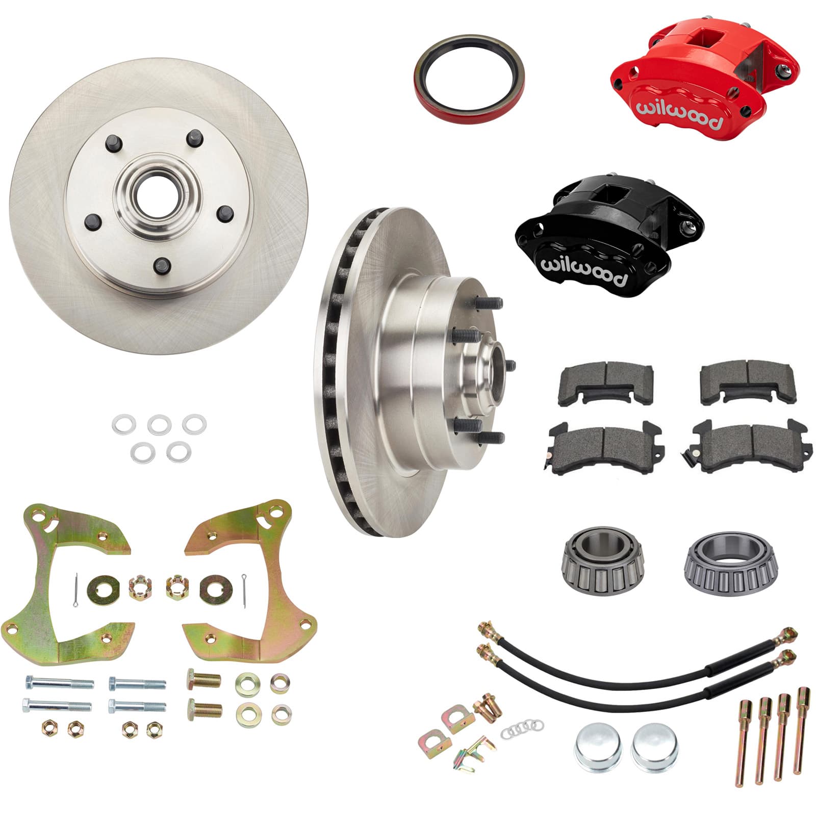 1955-64 Chevy Stock Spindle Aluminum Disc Brake Kit