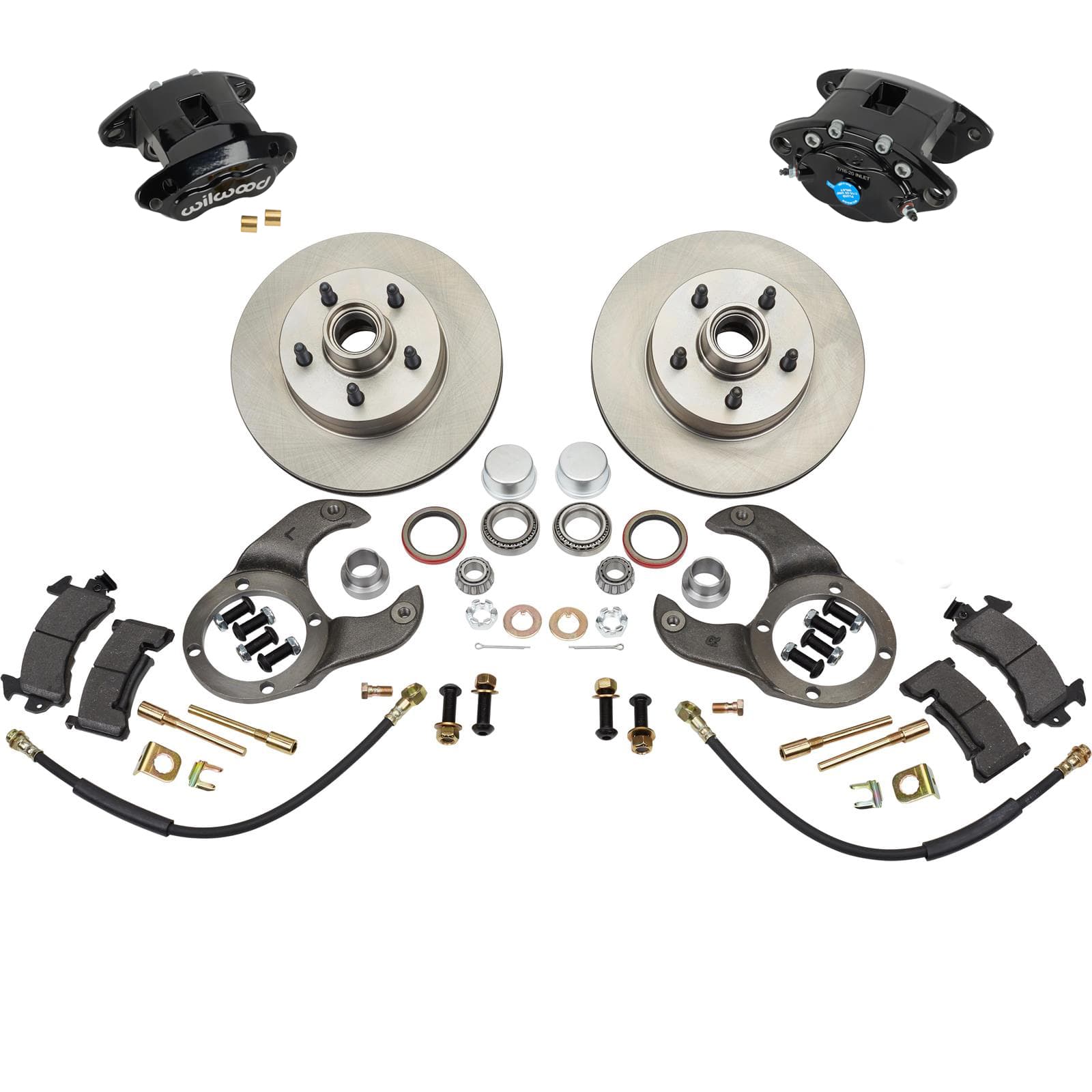 37-48 Ford Spindle Disc Brake Kit, 5 X 4-1/2" W/ Wilwood Calipers
