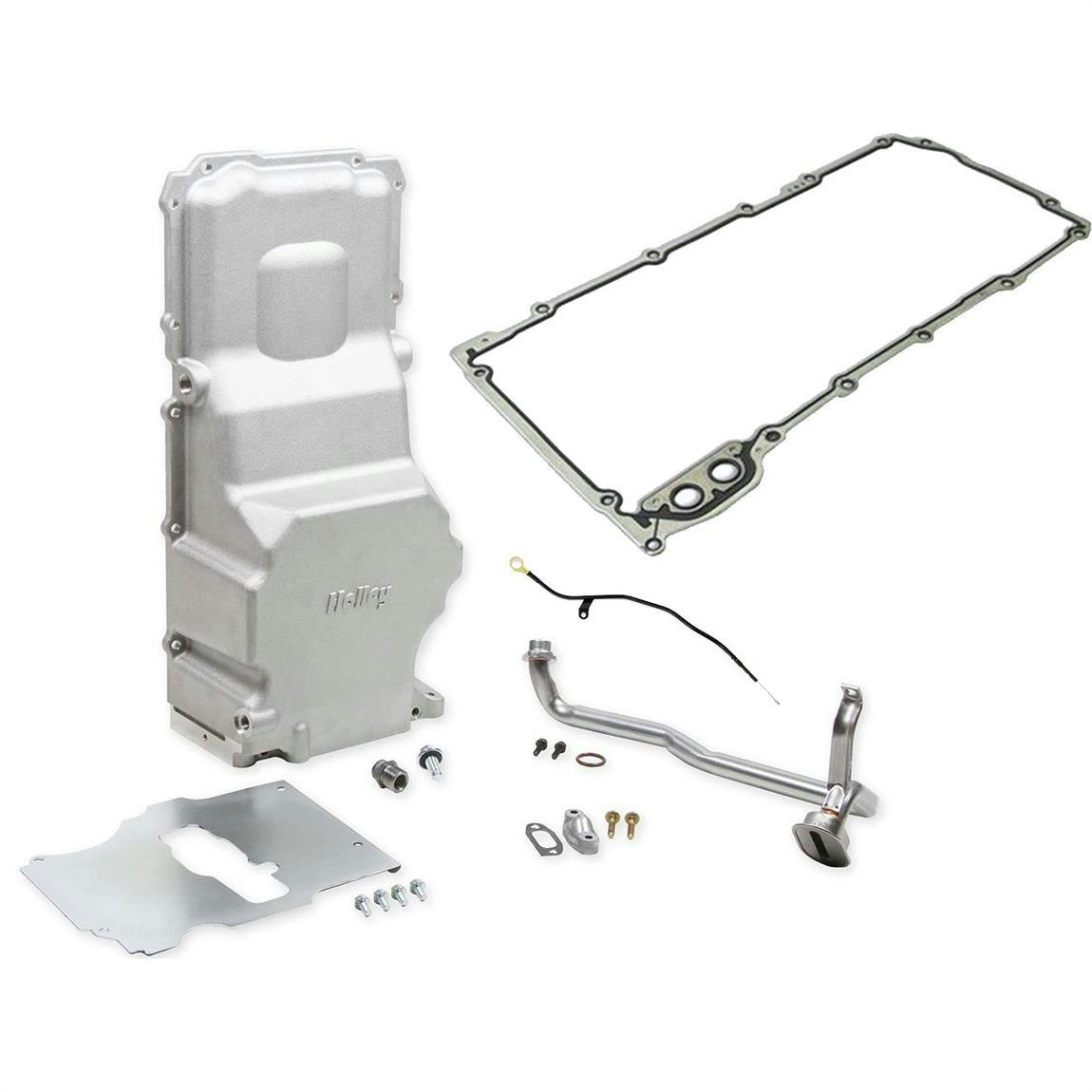 Holley 302-3 LS Swap Retro-Fit Oil Pan w/302-15 Dipstick/Gasket