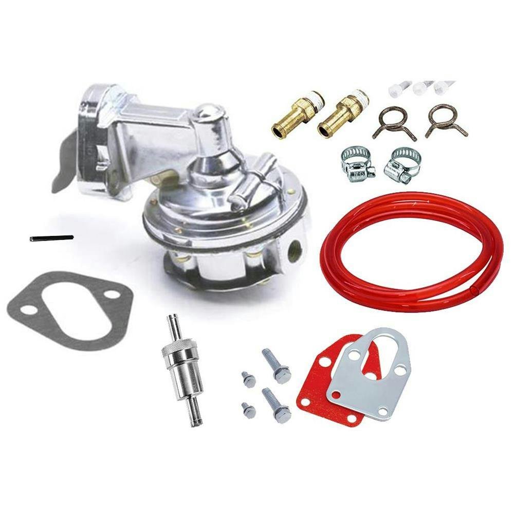 Holley 12-834 Fuel Pump w/Install Kit, 1958-76 Small Block Chevy