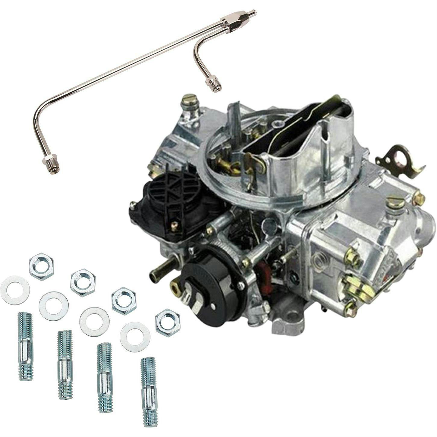 Holley 0-80670 Avenger 670CFM Carburetor w/Fuel Feed Line/Studs