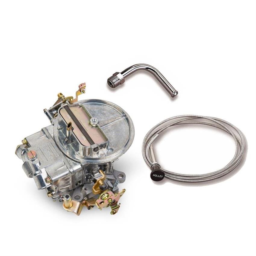Holley 0-4412S 500 CFM 2-Barrel Carburetor w/Fitting/Choke Cable