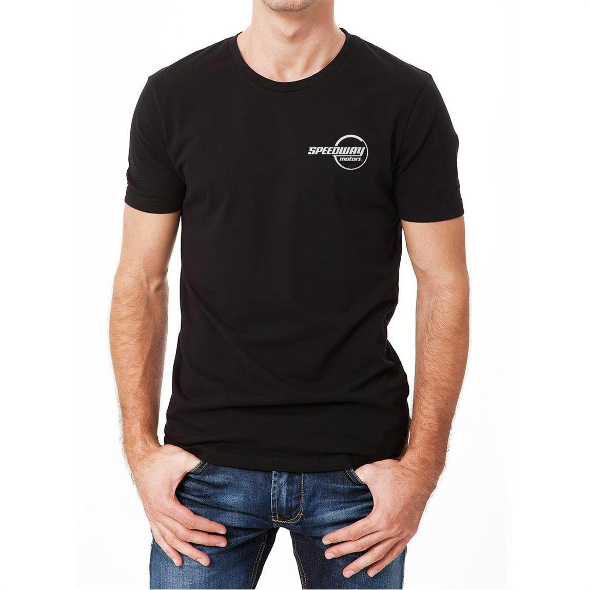 Speedway Pinstripe T-Shirt, Black