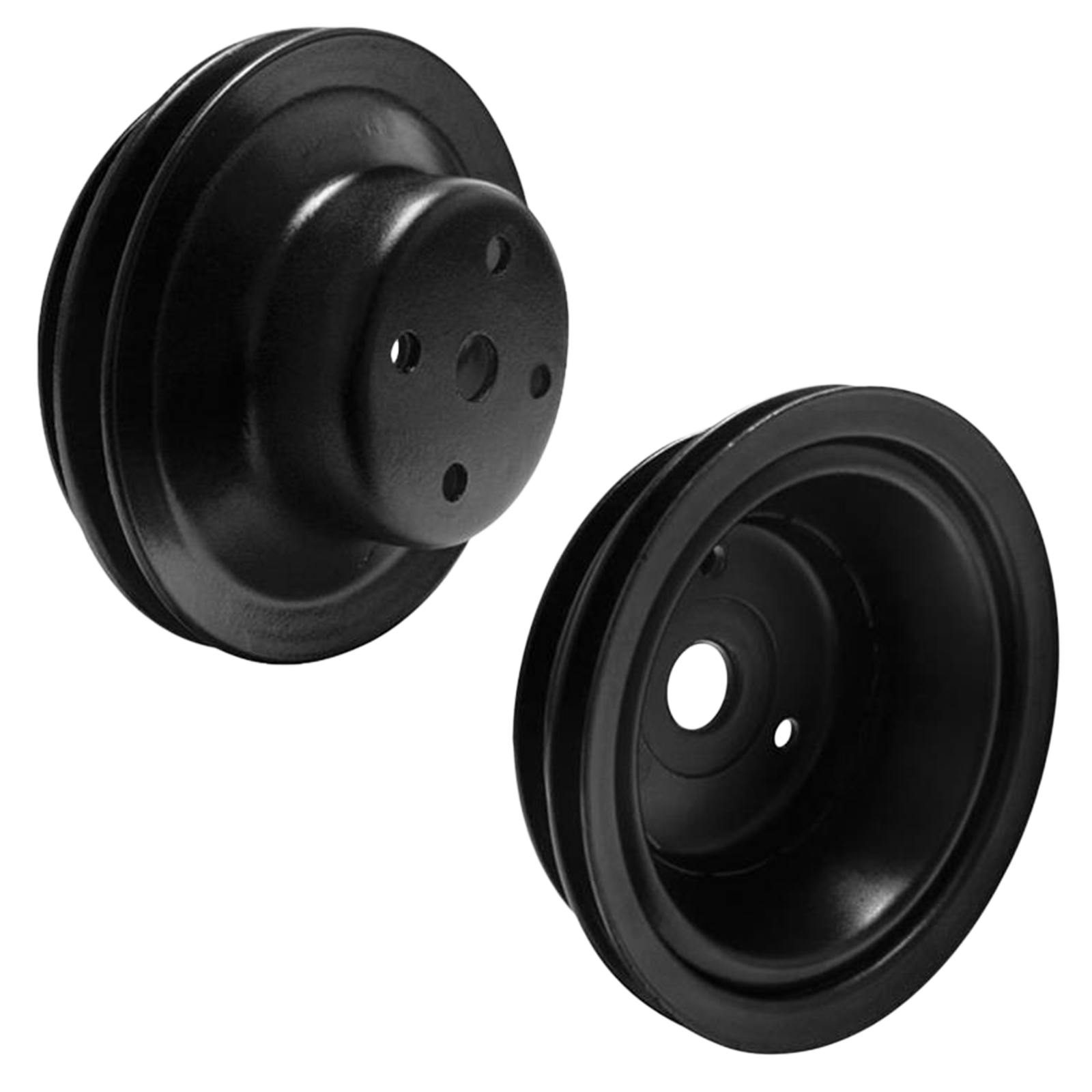 Vintage Air S/B Chevy 2/3-Groove 2-Pulley Set, Long Water Pump
