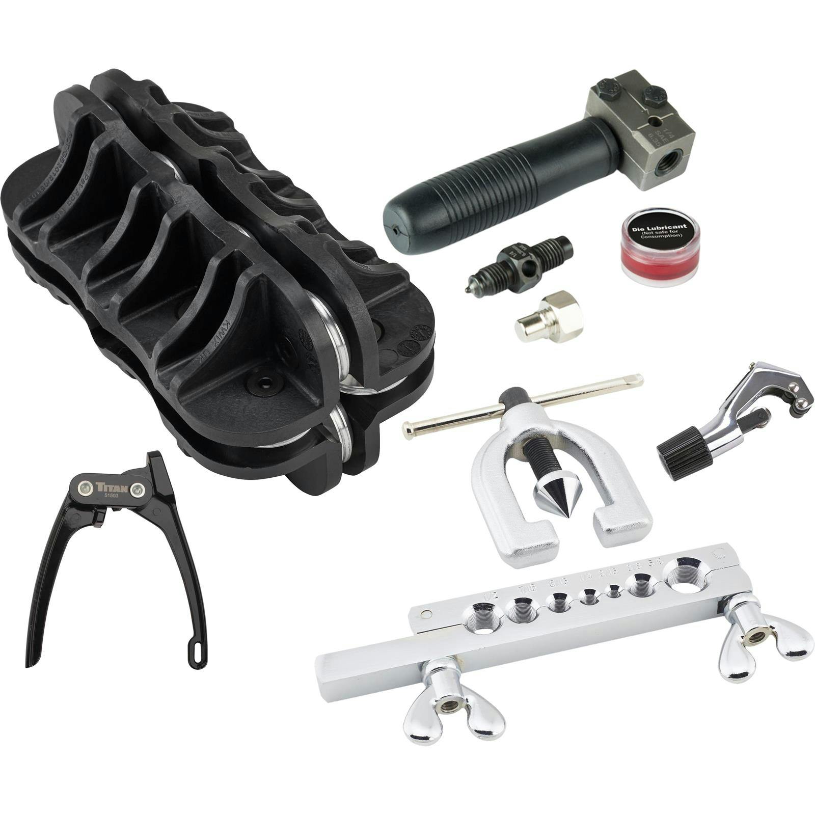 Economy Hard Line Tool Kit, Cut/Bend/Flare, 3/16 Inch