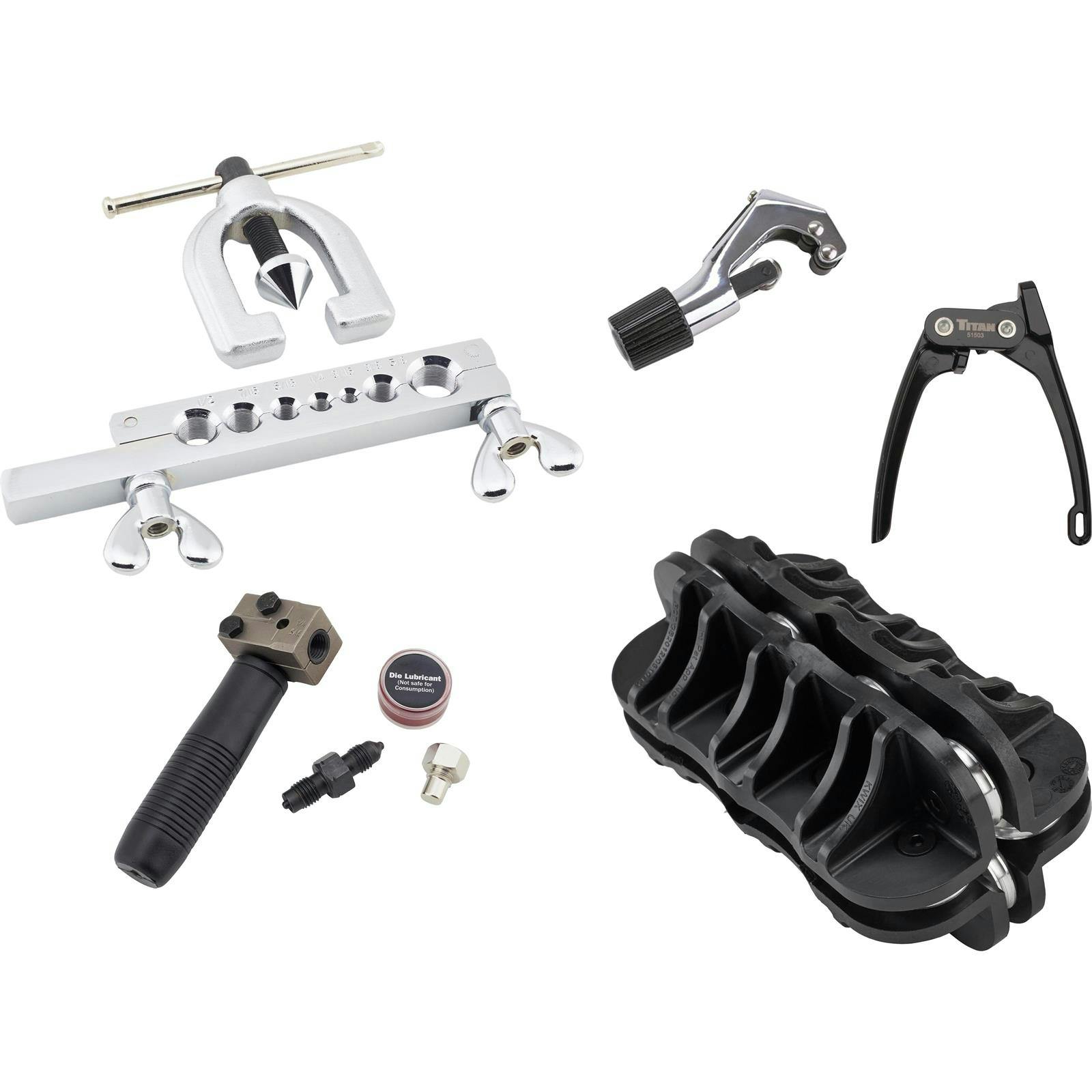 Economy Hard Line Tool Kit, Cut/Bend/Flare, 1/4 Inch