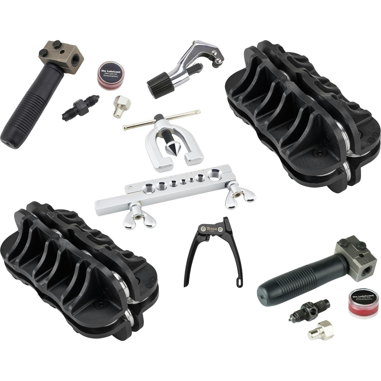 Economy Hard Line Tool Kit, Cut/Bend/Flare, 3/16 and 1/4 Inch