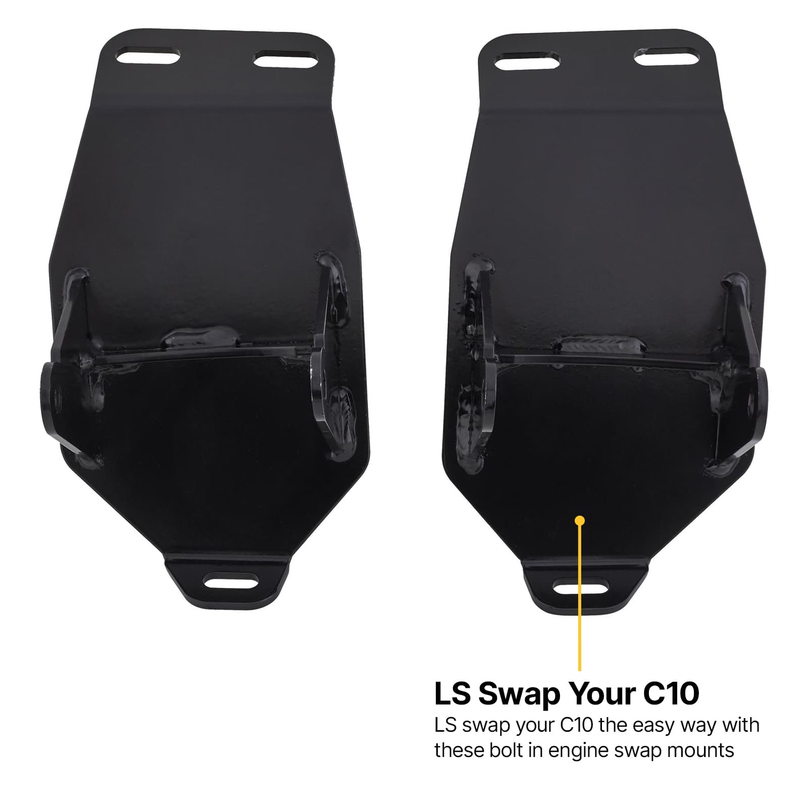 TorqLink™ 67-72 Chevy C10 LS Swap Complete Motor Mount Kit, Steel