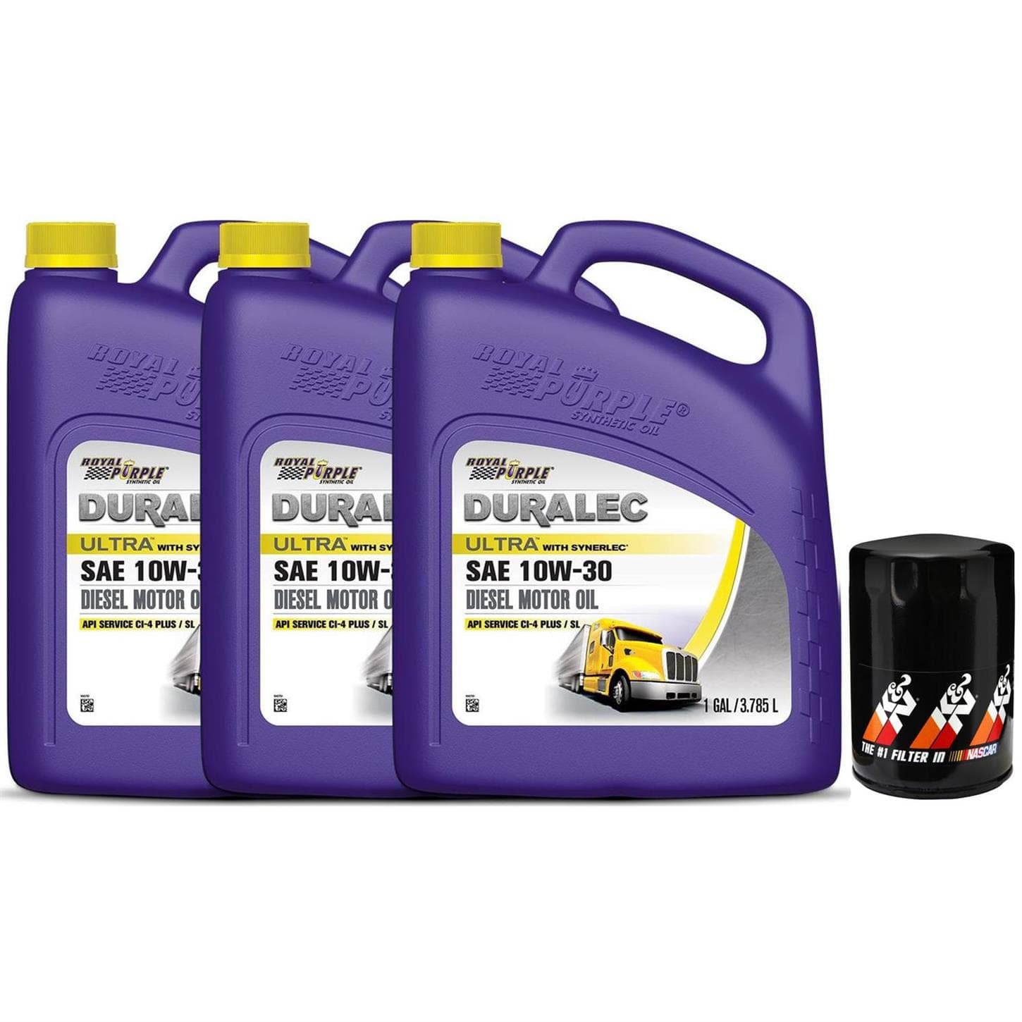 Royal Purple Duralec 10W-30/K&N Filter 6.6 Duramax Oil Change Kit