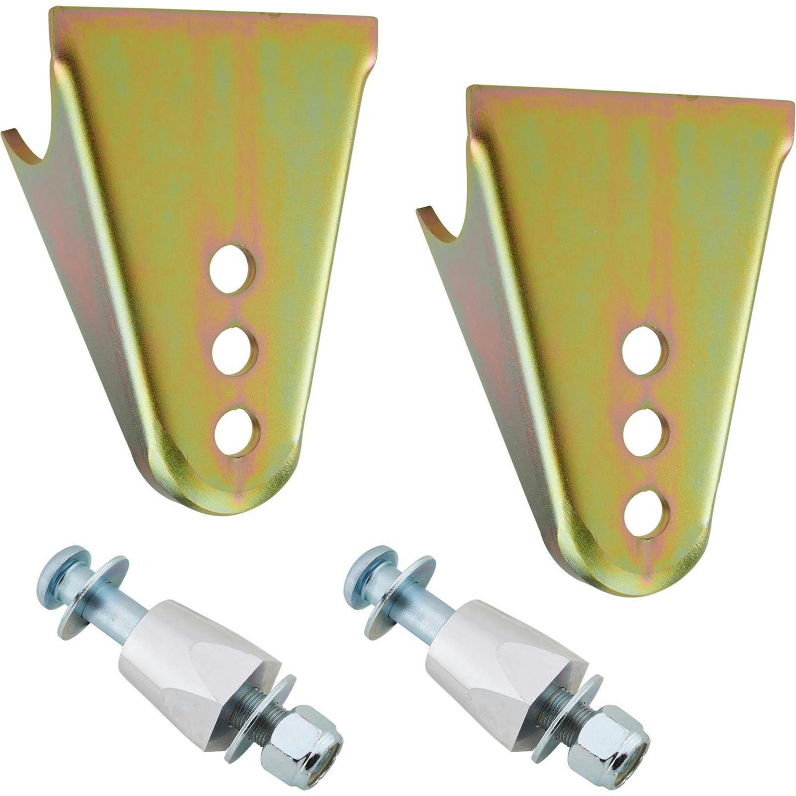 Rear Coilover Shock Mount 2 Brackets and 2 Bolts Kit, Plain