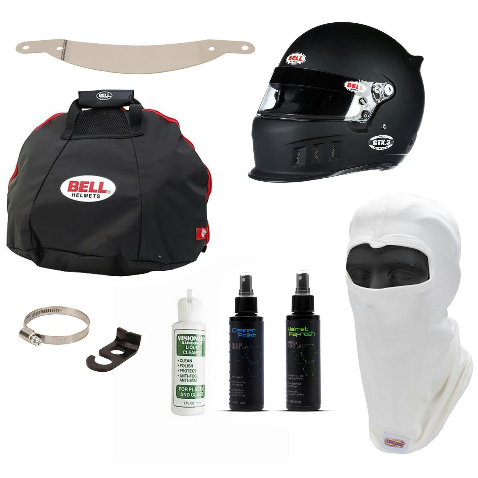 Bell GTX3 Helmet, Hook and Tear Off Kit