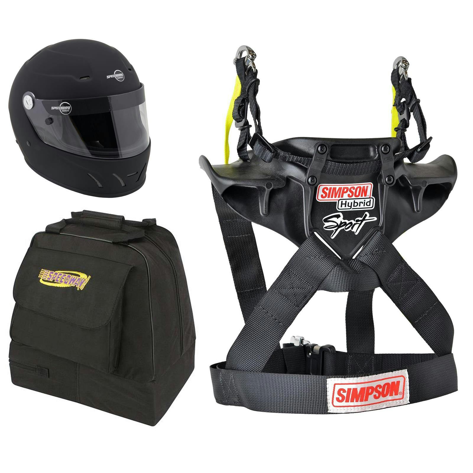 Speedway Motors SA2020 Lightweight Helmet and Hybrid Kit