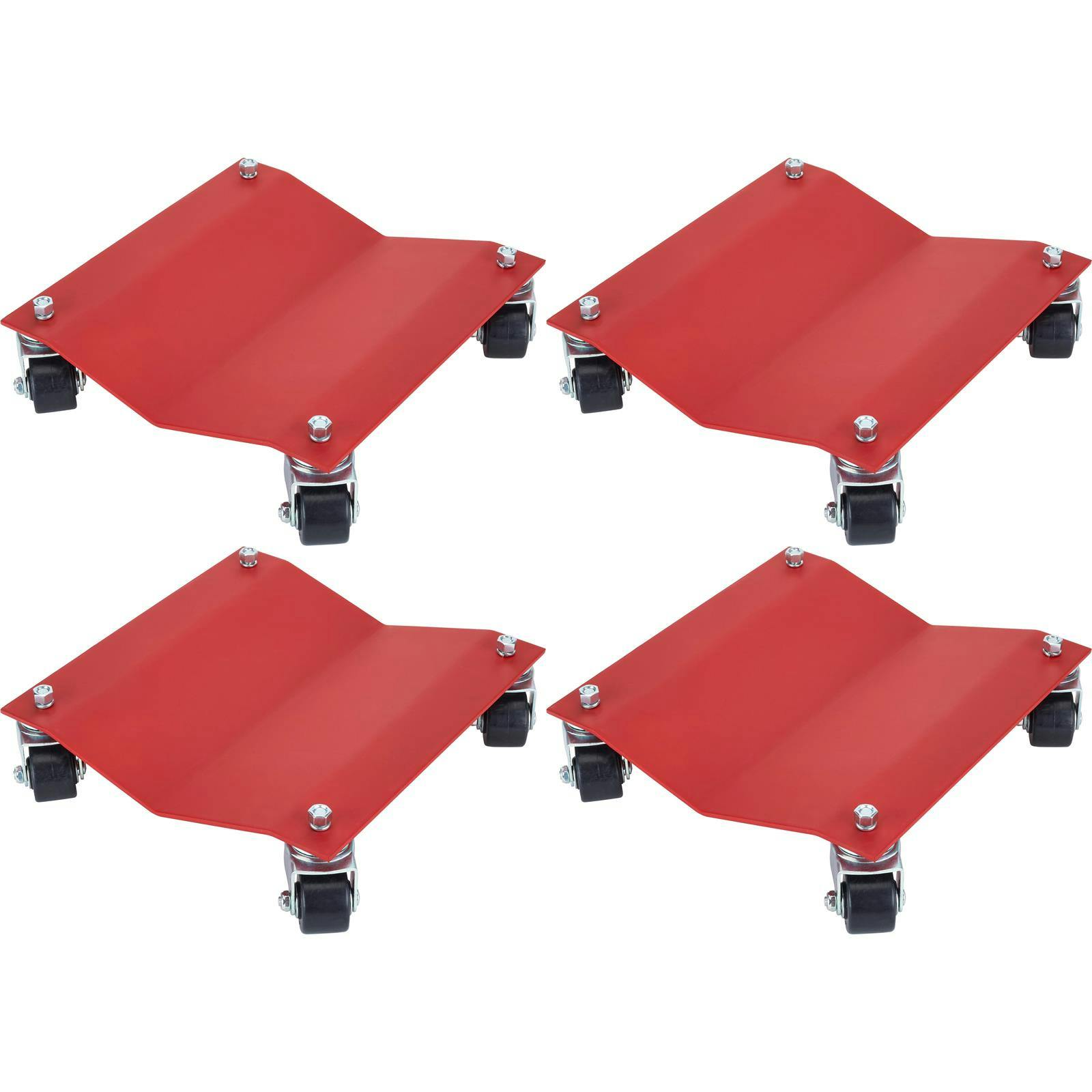 Auto Dolly M998036 Heavy Duty Car Dolly Set/4, 16 x 16 Inch