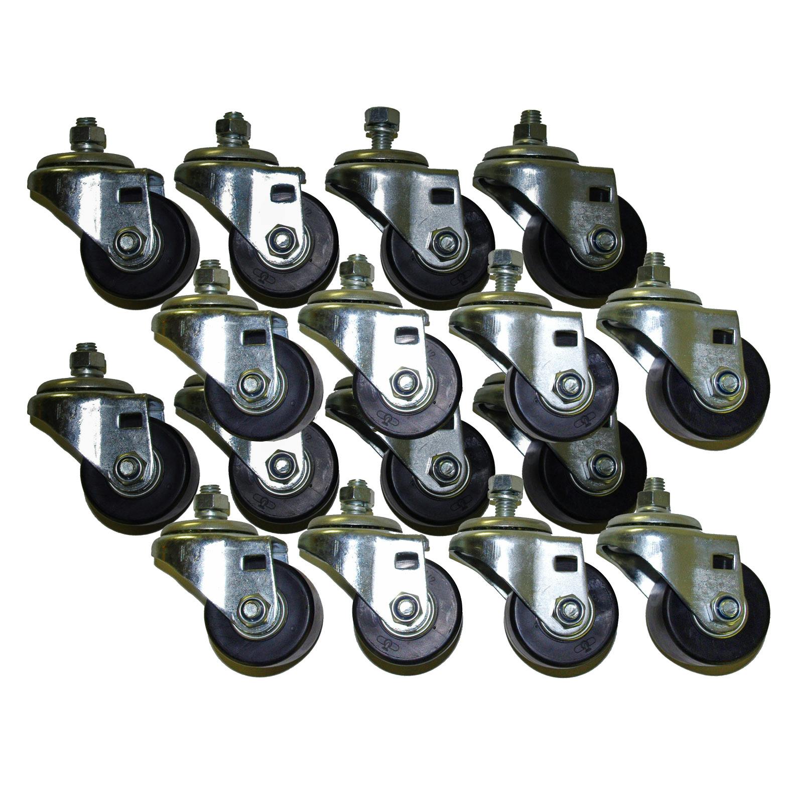 Auto Dolly M350005KIT Heavy Duty Caster Upgrade Kit, Set of 16