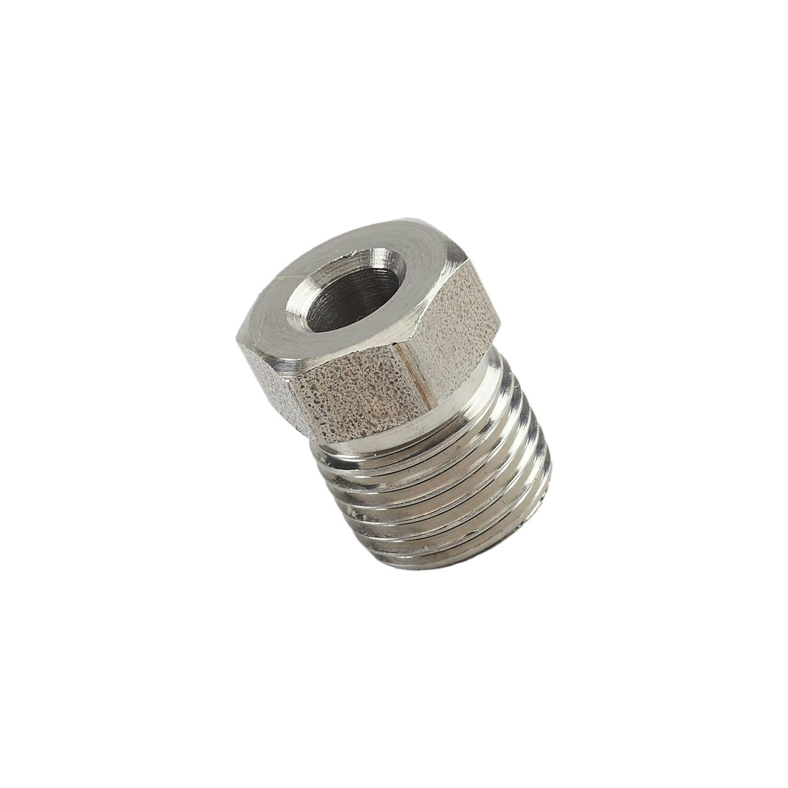 Speedway Stainless Steel 7/16 Inch Fitting Tube Nut, 3/16 Tubing