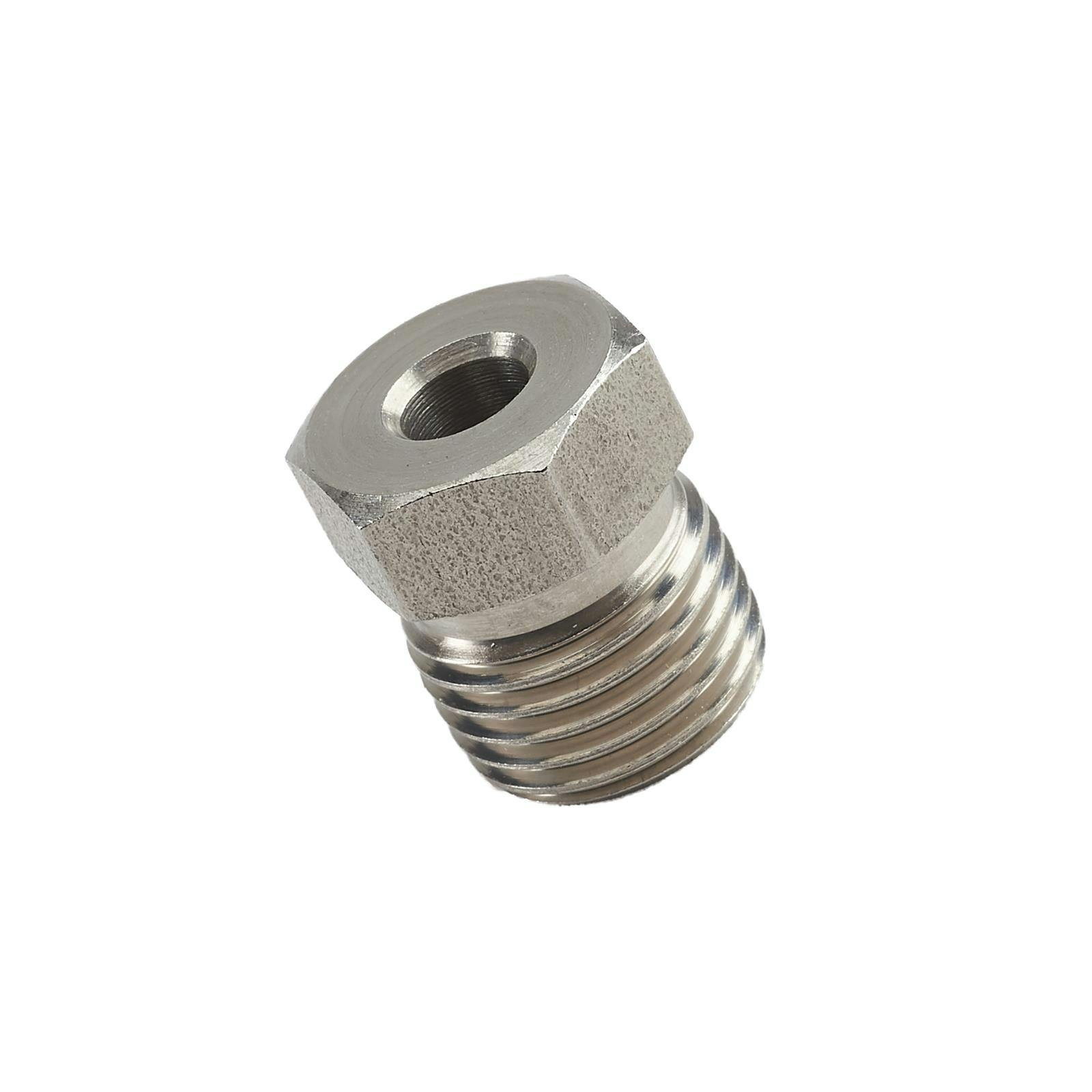 Speedway Stainless Steel 1/2 Inch Fitting Tube Nut, 3/16 Tubing